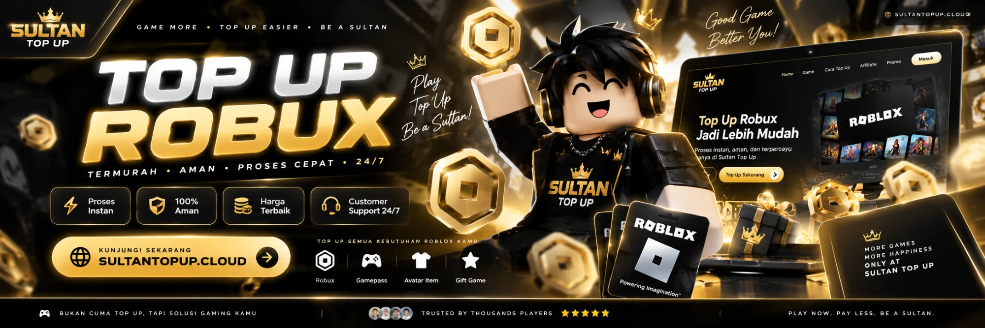 Top Up Robux di Sultan Top Up